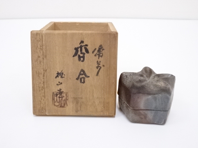 JAPANESE TEA CEREMONY / KOGO(INCENSE CONTAINER) / BIZEN WARE